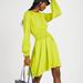 Kate Spade Dresses | Kate Spade Smocked Silk Georgette Dress | Color: Yellow | Size: S