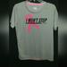 Under Armour Tops | Breast Cancer Under Armour Pink Ribbon Shirt Size Large | Color: Gray/Pink | Size: L