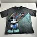 Disney Shirts | Disney Parks Mickey Mouse Pride Shirt Mens Size 2xl All Over Print Front Pocket | Color: Gray | Size: 2xl
