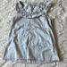 J. Crew Tops | J.Crew Gray Ruffled Collar 100 % Cotton Sleeveless Top Size 0 | Color: Gray | Size: 0