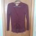 Anthropologie Sweaters | Anthropologie Rosie Niera Burgundy Cardigan Sweater Sz Small | Color: Purple/Red | Size: S