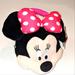 Disney Accessories | Disney Minnie Mouse Plush Purse | Color: Black/Red | Size: Osbb