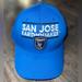 Adidas Accessories | Adidas San Jose Earthquakes Blue Baseball Hat L/Xl | Color: Blue/White | Size: Os