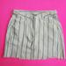 American Eagle Outfitters Skirts | American Eagle Denim Skirt White W/ Pinstripes Sz 4 - Euc! | Color: Blue/White | Size: 4
