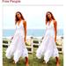 Free People Dresses | Free People Midi Ruffle Dress | Color: Purple | Size: Xs