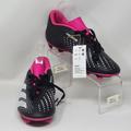 Adidas Shoes | Adidas Accuracy.4 Fxg Gw4604 Soccer Cleats Black/Pink Mens Size Multi New | Color: Black/Pink | Size: 12