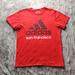 Adidas Shirts | Adidas Shirt Adult Mens Medium Red Black San Francisco California Spell Out Logo | Color: Red | Size: M