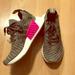 Adidas Shoes | Adidas Primeknit Nmd Green 5 | Color: Green/Pink | Size: 5