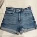 American Eagle Outfitters Shorts | American Eagle Super High Rise Mom Short Stretch | Color: Blue | Size: 2