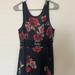 Free People Dresses | Black Free People Fitted With Daisies Dress | Color: Black | Size: 10
