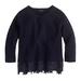 J. Crew Sweaters | J. Crew Eyelet Panel 3/4 Sleeve Sweater | Color: Blue | Size: M