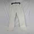 Levi's Jeans | Men's Levi’s 501 White Jeans 34x32 Classic Look Original Fit Button Fly Long Tag | Color: White | Size: 34