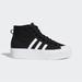 Adidas Shoes | Adidas Shoes Womens Size 6 Nizza Mid Top Platform Sneaker | Color: Black/White | Size: 6