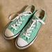 Converse Shoes | Converse All Star Sneakers In Size Men’s 7 Or Women’s 9 | Color: Blue/Green | Size: 9