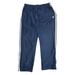 Adidas Pants | Adidas Navy Blue Mesh Lined Windbreaker Athletic Pants 3 Stripe Track Pants Xxl | Color: Blue | Size: Xxl