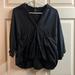 Zara Tops | Black Blouse | Color: Black | Size: Xs