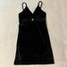 Free People Dresses | Free People Come Together Black Velvet Keyhole Mini Bodycon Dress | Color: Black | Size: M