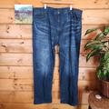 Levi's Jeans | Levi's 559 Relaxed Fit Straight Leg Dark Wash Denim Jeans Stretch Sz 48 X 30" | Color: Blue | Size: 48