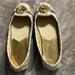 Michael Kors Shoes | Michael Kors White And Gold Slip Ons | Color: Gold/White | Size: 7