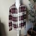 American Eagle Outfitters Tops | American Eagle Heritage Classic Fit Flannel Button Down Shirt | Color: Red/White | Size: S