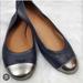 Coach Shoes | Authentic Coach New York Chelsea Ballet Flats | Color: Blue/Silver | Size: 11.5