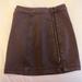 Free People Skirts | Fp Femme Denim Mini Skirt With Slit Nwot | Color: Purple | Size: 2