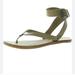 Free People Shoes | Free People Womens Tan Ankle Strap Leather Sandals Size 36 | Color: Tan | Size: 6