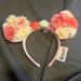 Disney Accessories | Disney Parks Pink Floral Minnie Ears Headband Pink Peach White Flowers So Pretty | Color: Pink/White | Size: Os