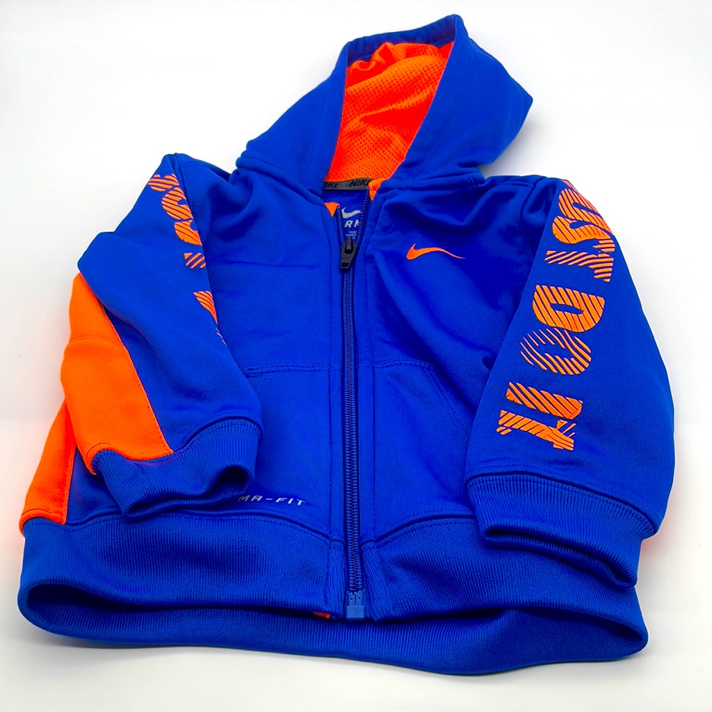 Nike Shirts & Tops | Kids Nike Therma-Fit Hoodie - Size 18 Months - Good Condition | Color: Blue/Orange | Size: 12-18mb