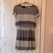 Madewell Dresses | Madewell Black And White Patterned Dress. Built In Crop Top. Size 0. | Color: Black/White | Size: 0