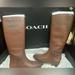 Coach Shoes | Coach Flynn Leather Riding Boots | Color: Brown | Size: 8.5