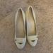 Gucci Shoes | Gucci With Dust Bags Pumps | Color: Cream | Size: 7.5