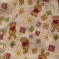 Disney Accessories | Disney Baby Winnie The Pooh Abc's Sun Cotton Flannel Receiving Swaddle Blanket | Color: Cream/Red | Size: Osbb