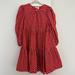 J. Crew Dresses | Jcrew Girls Poplin Dress | Color: Red | Size: 5tg