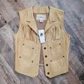 Ralph Lauren Jackets & Coats | Denim & Supply Ralph Lauren Western Distressed Leather Fringe Vest | Color: Tan | Size: S