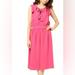Kate Spade Dresses | Kate Spade Pink Ruffle Neck Tassel Midi Dress | Color: Pink | Size: Xs