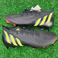 Adidas Shoes | New Adidas Predator Edge.1 Sg Core Black Red Soccer Cleats Gw1017 Mens Sz 12.5 | Color: Black | Size: 12.5