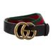 Gucci Accessories | Gucci Gg Gold Buckle Web Belt 95/38 | Color: Gold/Green/Red | Size: 38/95