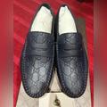 Gucci Shoes | Gucci Men’s Guccissima Loafers Blue Size 8 | Color: Blue | Size: 8