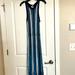 Anthropologie Dresses | Anthropologie Long Knit Dress | Color: Blue/White | Size: M