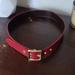 Coach Accessories | Coach Red Leather Belt Size M | Color: Red | Size: Medium