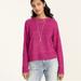 J. Crew Sweaters | J. Crew Merino Wool Alpaca Crew Neck Sweater L In Multi Heather Fuchsia | Color: Pink/Purple | Size: L