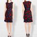 J. Crew Dresses | J. Crew Firework Floral Fit & Flare Dress Red 2 | Color: Blue/Red | Size: 2