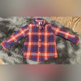 J. Crew Shirts & Tops | J.Crew Toddler Plaid Flannel Shirt | Color: Blue/Red | Size: 12-18mb