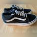 Vans Shoes | Black Suede/Canvas Old Skool Vans Mens 5.5 Womens 7 In Almost New Condition | Color: Black/White | Size: 7