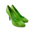 Ralph Lauren Shoes | *Lauren Ralph Lauren Kailee Lime Green Snake Print Heels Womens Size 8.5 Pump | Color: Green | Size: 8.5