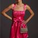 Anthropologie Dresses | Anthropologie Maeve Satin Mini Dress | Color: Pink | Size: 4