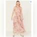 Free People Dresses | Free People Women's Julianna Maxi Dress. Size Large. Nwot | Color: Cream/Pink | Size: L