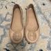 Tory Burch Shoes | Discontinued Tory Burch Minnie Travel Ballet In Nude Pink Size Us 8.5 | Color: Cream/Pink | Size: 8.5