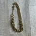 J. Crew Jewelry | Jcrew Chunky Gold Plated Brass Necklace | Color: Gold | Size: Os